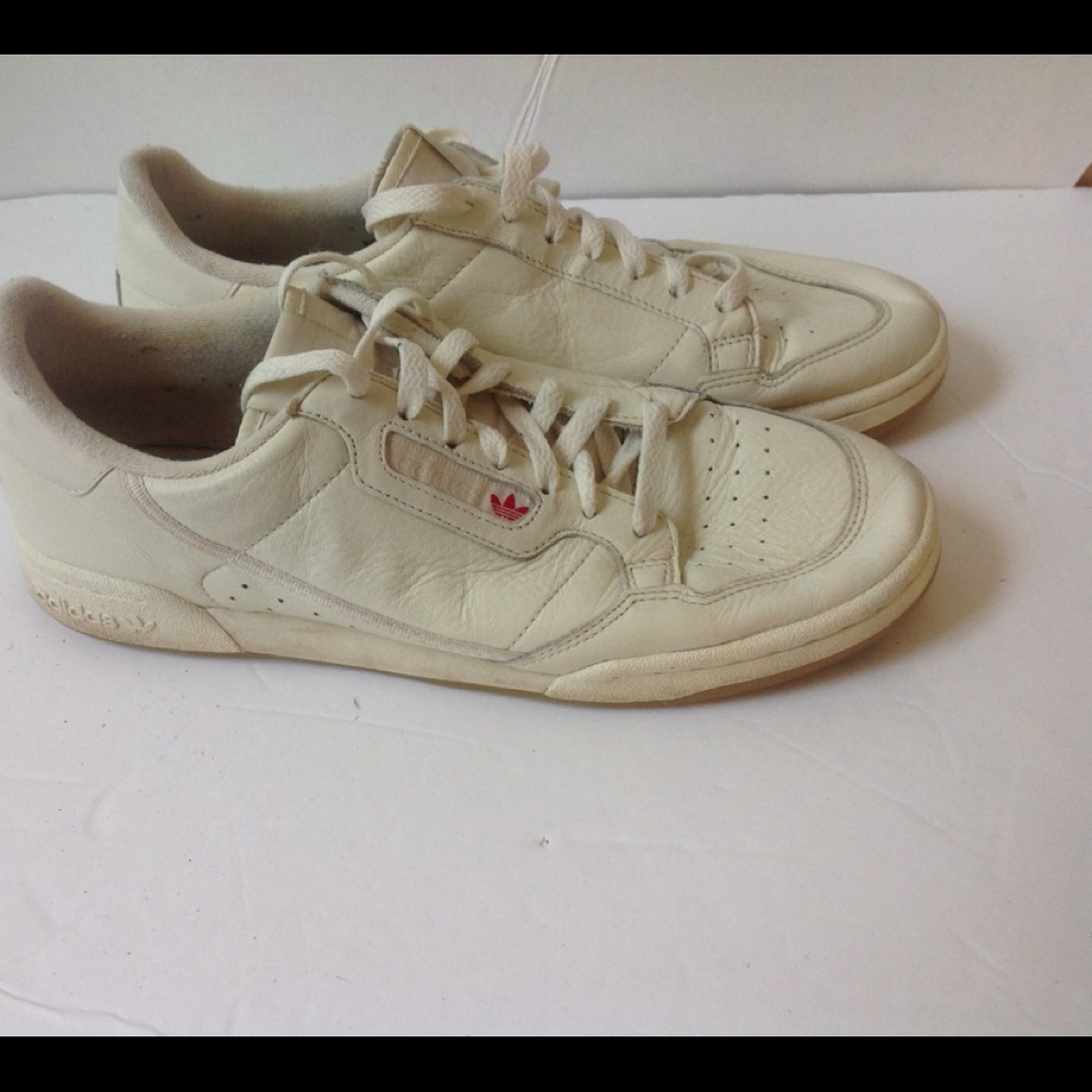 Adidas Continental White Leather Sneakers